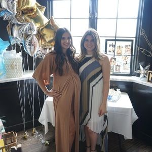 Misguided maternity maxi dress